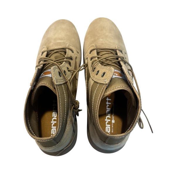 Carhartt Force Lightweight Sneaker‎ Boot Men's Size US 14W Coyote Suede Fast Dry - Picture 3 of 7